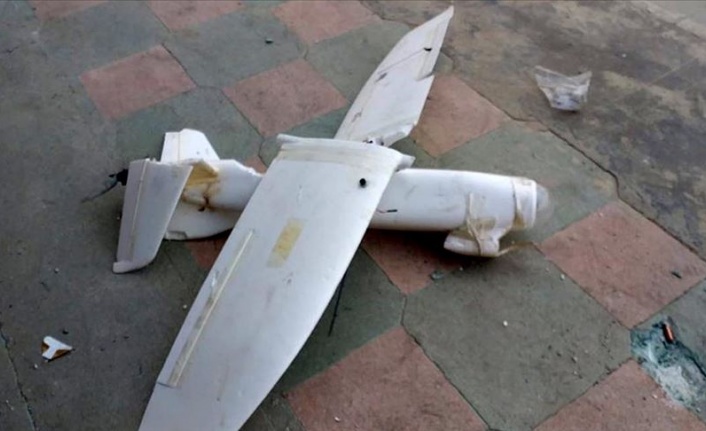 Terör örgütü  YPG/PKK'nın insansız  hava aracı düşürüldü