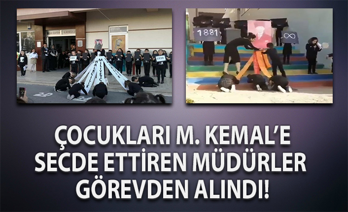 MEB'den öğrencileri M. Kemal'e secde ettiren görevliler hakkında karar