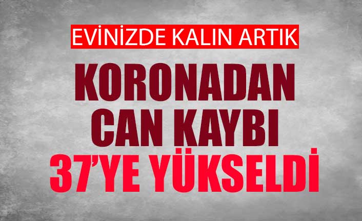 Türkiye'de koronadan can kaybı 37'ye çıktı