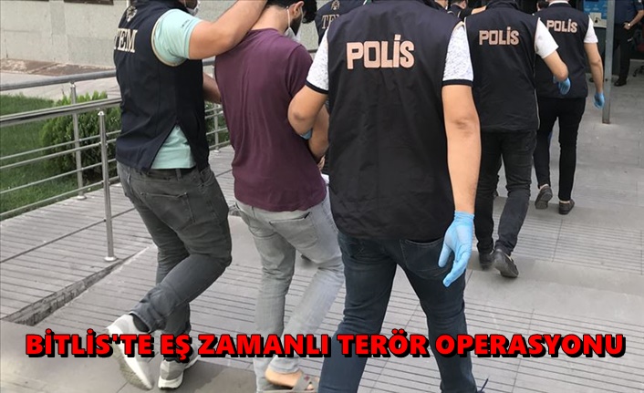 Bitlis'te terör operasyonu: 7 gözaltı