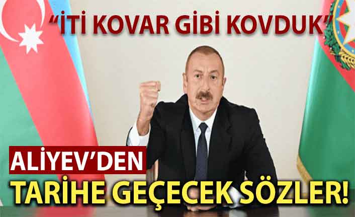 Aliyev'den Paşinyan'ı kudurtacak sözler: İti kovar gibi kovduk