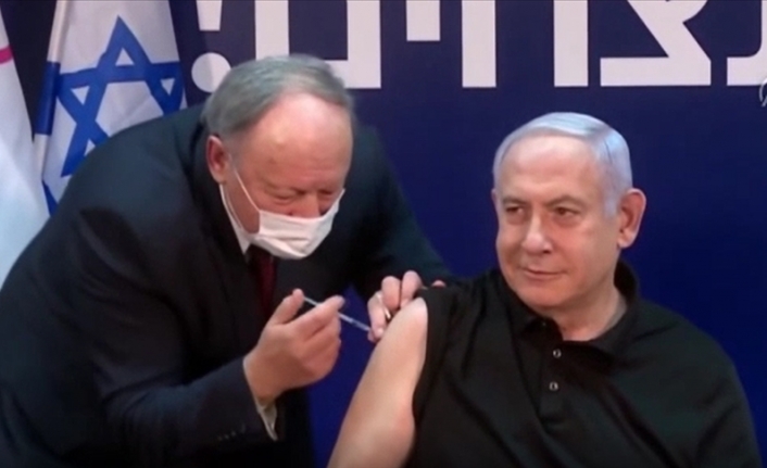 İsrail'de ilk Kovid-19 aşısı canlı yayında Başbakan Netanyahu'ya yapıldı