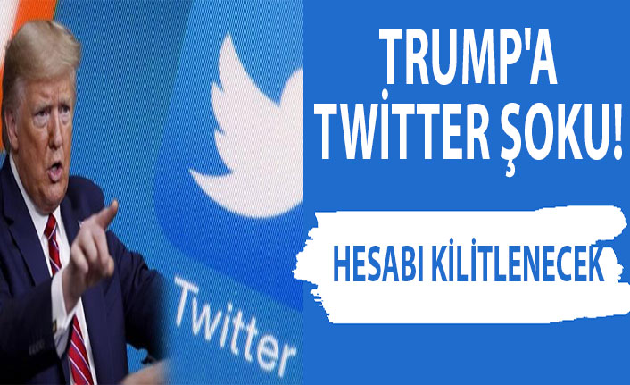Trump'a Twitter şoku! Hesabı kilitlenecek