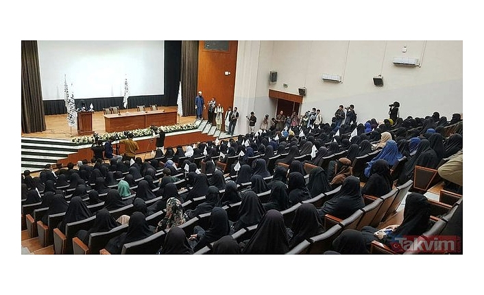 Afgan kadınlar Kabil Eğitim Üniversitesi’nde Taliban’a destek programı düzenledi