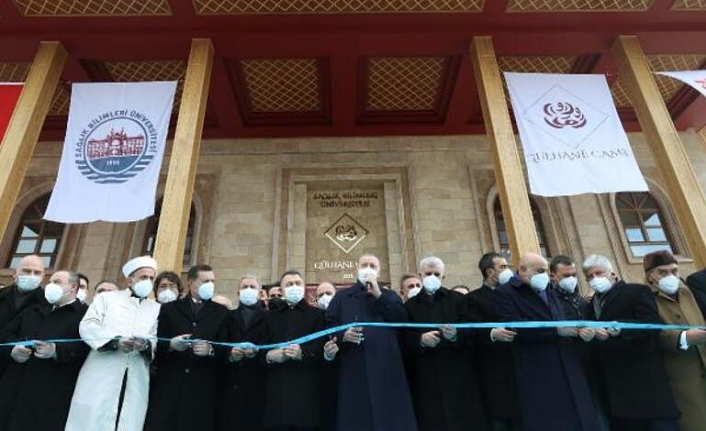 Cumhurbaşkanı Erdoğan, Gülhane Camii'nin açılışını yaptı