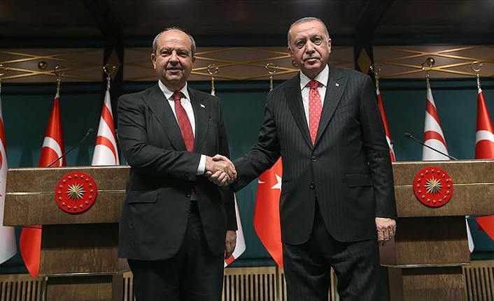 Cumhurbaşkanı Erdoğan, KKTC Cumhurbaşkanı Tatar ile görüştü: Mücadeleye hep birlikte devam edeceğiz