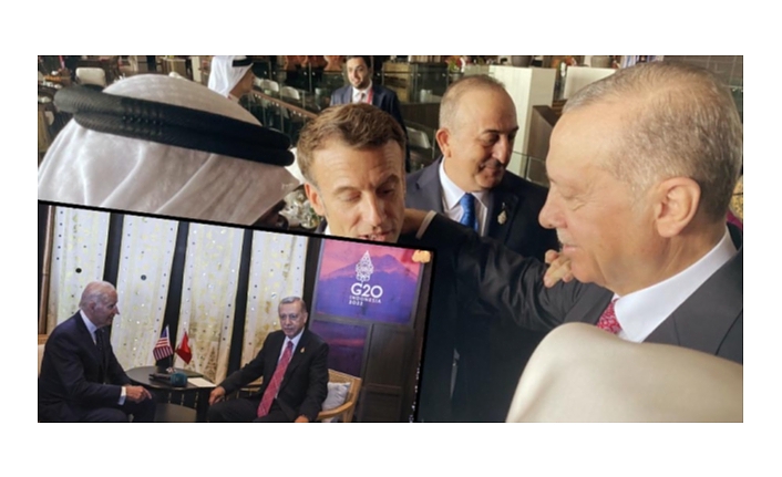 G20: Erdoğan, Biden ve Macron ile görüştü