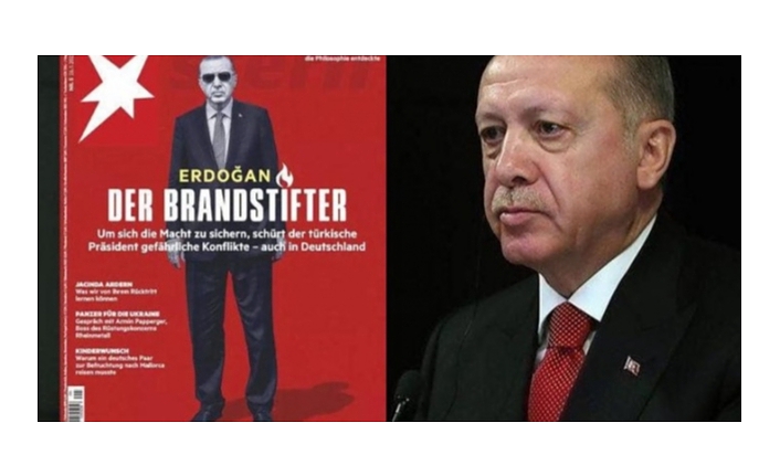 Almanya merkezli Stern dergisi, Cumhurbaşkanı Erdoğan'ı hedef aldı
