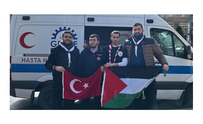 Filistinli Müslümanlar da bizimle: Sahada ekiplere destek veriyorlar