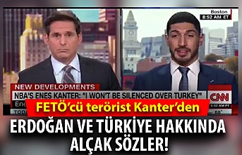 FETÖ'cü terörist Enes Kanter'den Erdoğan ve Türkiye hakkında alçak sözler