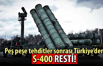 ABD tehdit etmişti! Türkiye'den çok net S-400 resti...