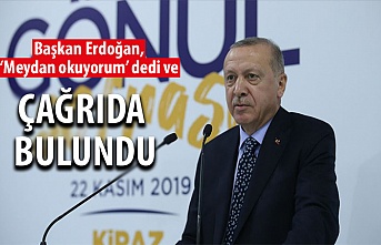 Başkan Erdoğan, 'Meydan okuyorum' deyip çağrıda bulundu