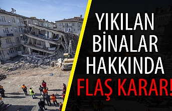 Depremde yıkılan binalara soruşturma!