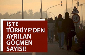 Soylu Türkiye'den ayrılan göçmen sayısını açıkladı