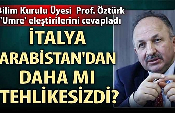 Bilim Kurulu Üyesi Prof. Öztürk 'Umre' eleştirilerini cevapladı