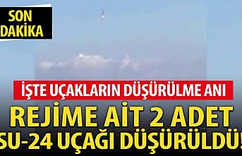 Türk F-16'ları 2 tane Su-24 Rejim uçağını düşürdü!
