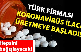 Türk firması  koronavirüs ilacı üretmeye başladı!