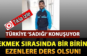 Türkiye bu video'yu konuşuyor! Cebindeki son parayı bağış kampanyasına yatırdı!