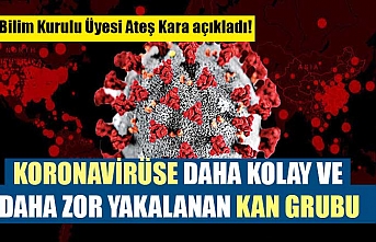 Bilim Kurulu Üyesi Ateş Kara açıkladı! Koronavirüse daha kolay ve daha zor yakalanan kan grubu