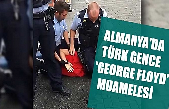 Almanya'da Türk gence 'George Floyd' muamelesi