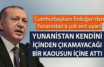 Cumhurbaşkanı Erdoğan'dan Yunanistan'a çok sert uyarı!