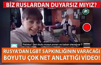 Rusya'dan eşcinsel sapkınlığına karşı video!