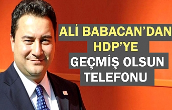 Ali Babacan'dan HDP'ye telefon
