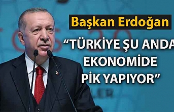 Başkan Erdoğan: Türkiye şu anda ekonomide pik yapıyor