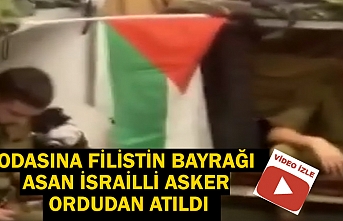 Odasına Filistin bayrağı asan İsrailli asker ordudan atıldı