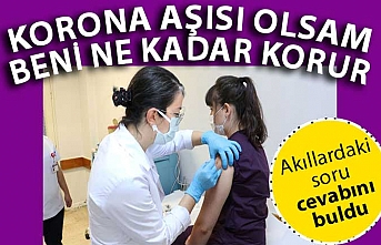 Türkiye'de denenen koronavirüs aşısının koruma süresi