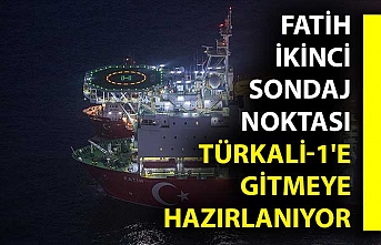 Fatih ikinci sondaj noktası Türkali-1'e gitmeye hazırlanıyor