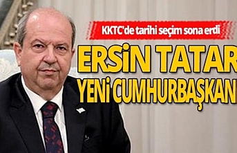 KKTC'nin yeni Cumhurbaşkanı Ersin Tatar oldu