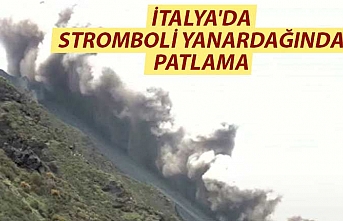 İtalya'da Stromboli yanardağında patlama