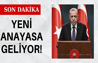 Cumhurbaşkanı Erdoğan: Yeni anayasa için harekete...