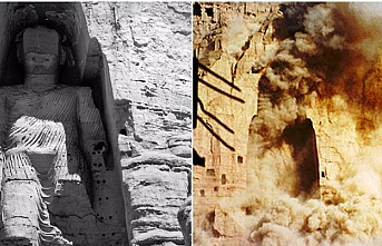 Bamyan Buda heykellerinin Taliban tarafından yıkım süreci