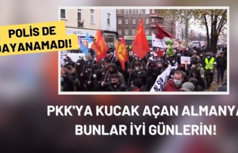 Almanya'da PKK yanlıları yürüyüş düzenledi