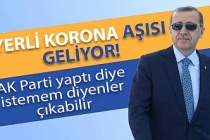 Erdoğan yerli korona aşısıyla ilgili bilgi verdi