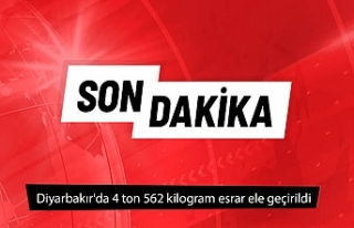 Diyarbakır'da 4 ton 562 kilogram esrar ele geçirildi