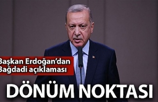SON DAKİKA: Başkan Erdoğan'dan Bağdadi açıklaması