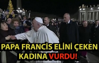 Papa Francis elini çeken kadına tepki gösterdi
