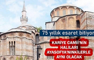 75 yıllık esaret bitiyor: Kariye Camii'nin...