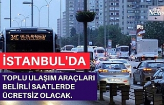İstanbul'da toplu ulaşım araçları belirli...