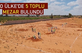 Libya'nın Terhune kentinde beş yeni toplu mezar...
