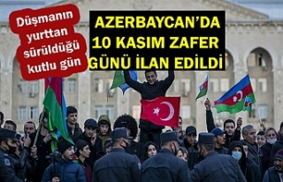 Azerbaycan'da, 10 Kasım 'Zafer Günü'...