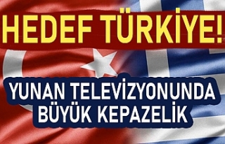 Hedef Türkiye! Yunan televizyonunda büyük kepazelik