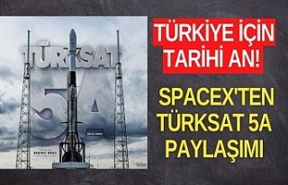 Türkiye için tarihi an! SpaceX'ten Türksat...