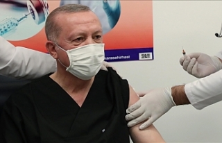 Cumhurbaşkanı Erdoğan, Kovid-19 aşısının ikinci...