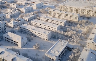 Buz ve karlarla kaplı şehir: Vorkuta​​​​​​​