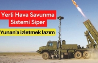 Uzun menzilli hava savunma sistemi SİPER 100 km menzile...