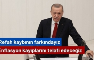 Cumhurbaşkanı Erdoğan: Vatandaşımızı enflasyona...